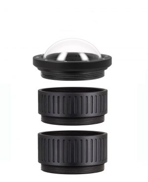 L-LD-6012 Dome Port with L-SP-50 and L-SP-40 spacers