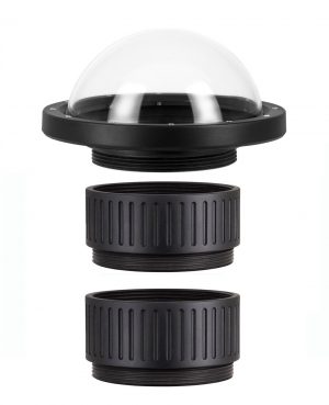 L-LD-6016 Dome Port with L-SP-50 spacer and L-SP-40 spacer
